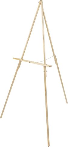 Creative Mark Lightweight Easel Stand for Art Display - Versatile Welcome Sign Stand, Wood Easel Stand for Indoor/Outdoor Use, Sturdy Construction with Non-Skid Feet - Ideal for Photos, Foam Boards in Saudi Arabia