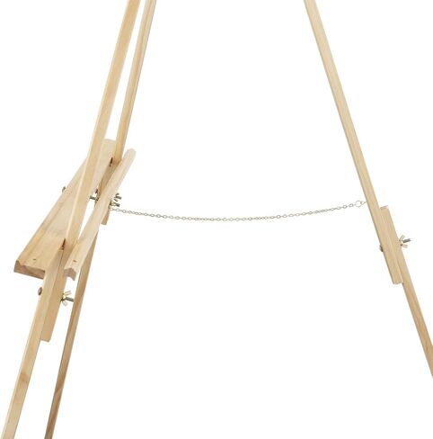 Creative Mark Lightweight Easel Stand for Art Display - Versatile Welcome Sign Stand, Wood Easel Stand for Indoor/Outdoor Use, Sturdy Construction with Non-Skid Feet - Ideal for Photos, Foam Boards in Saudi Arabia