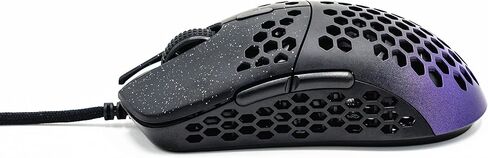 Gwolves Hati HTM Ultra Lightweight Honeycomb Design Wired Gaming Mouse 3389 Sensor - PTFE Skates - 6 Buttons - Only 58G(Violet) in Kuwait