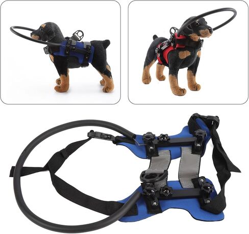 Blind Dog Bumper Guards, Easy Fixation Pet Harness Guiding Device Lightweight Unhindered Mobility High Comfort for Blind Pets (S) in Kuwait