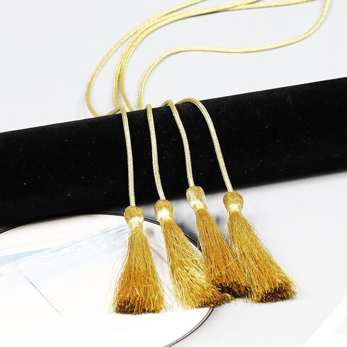 2 Pcs,59.8 inch Thin Belts for Dresses, Bohemian-Style Decorative Belts, Braided Knotted Fringe Belts, Suitable for Women, Skirts and Various Clothes, Can Also Be Used as Curtain Ties. (Black) in Saudi Arabia