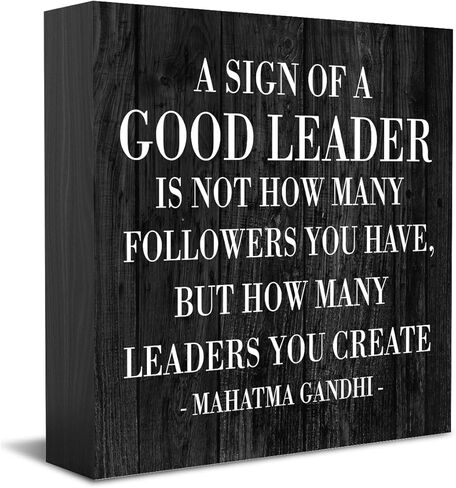 Inspirational Team Noun Office Decor Desk Decor Wooden Box Sign, Rustic Black Wood Plaque Box Sign for Home Office Desk Shelf Table Decoration Coworker Gift Team Sign, Green in Kuwait