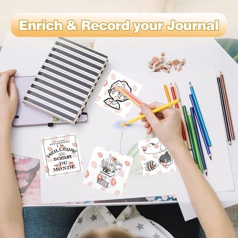 أوراق Odaro الحرارية ، T02 Mini Printer Paper ، ورق طابعة حرارية أسود على ورق أبيض لزج 50 مم × 3.5 م ، 3 لفات أبيض in Kuwait