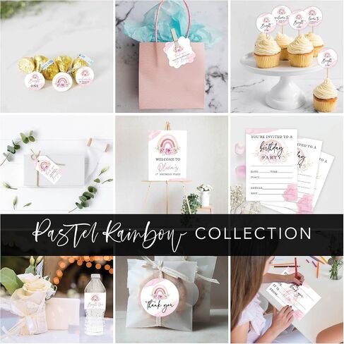 Andaz Press Kids Party Favor Classic Thank You for Celebrating with Us Gift Tags with String 40-Pack Daisy Tags for Baby Shower 1st Birthday Retro Daisy Groovy Birthday Gift Bags Favor Bags, 3.75" in Saudi Arabia