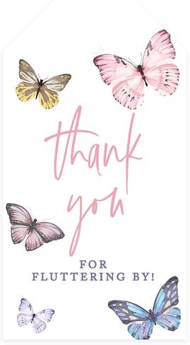 Andaz Press Kids Party Favor Classic Thank You for Celebrating with Us Gift Tags with String 40-Pack Daisy Tags for Baby Shower 1st Birthday Retro Daisy Groovy Birthday Gift Bags Favor Bags, 3.75" in Saudi Arabia