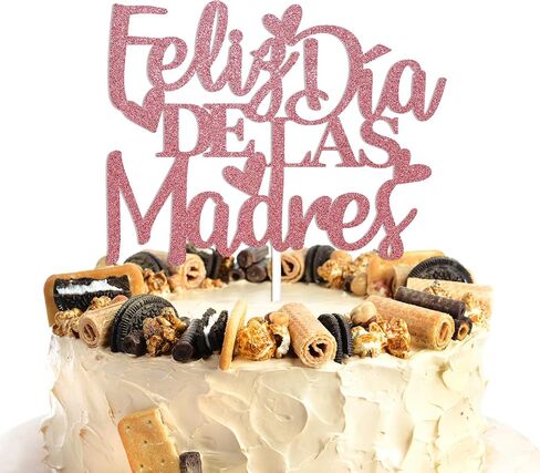 Feliz Día de Las Madres Cake Topper - إسبانية Happy Monther's Cake Decor in Kuwait