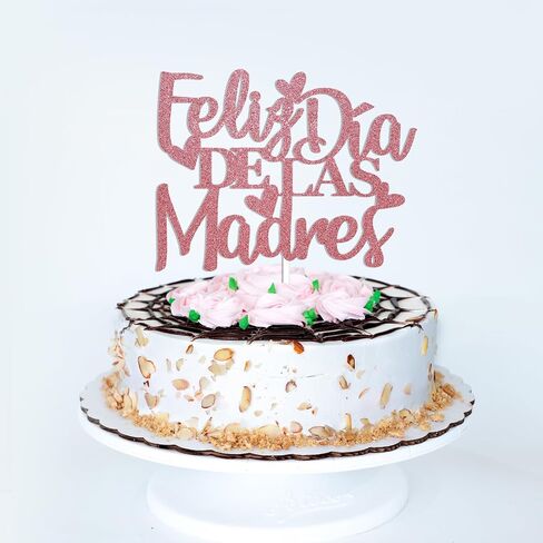 Feliz Día de Las Madres Cake Topper - إسبانية Happy Monther's Cake Decor in Kuwait