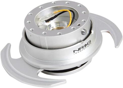 NRG Innovations NRG-SRK-650RD GEN 3.0 Race Steering Wheel Quick Release Hub Adapter 6-Hole Desgin & 6x70 and 6x74mm Bolt Patterns Red Metal Body/Red Ring With Handles in Saudi Arabia