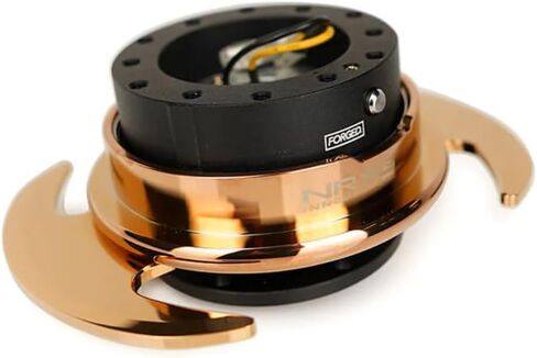 NRG Innovations NRG-SRK-650RD GEN 3.0 Race Steering Wheel Quick Release Hub Adapter 6-Hole Desgin & 6x70 and 6x74mm Bolt Patterns Red Metal Body/Red Ring With Handles in Saudi Arabia