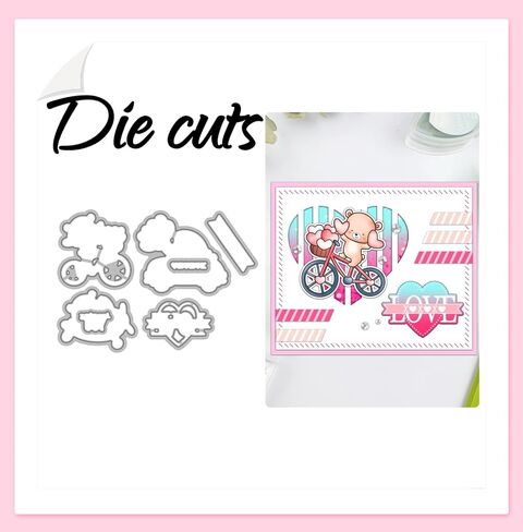 2025BirthdayDay Stamps and Die Cuts for Card Making,Clear Stamps Metal Cutting Dies for Various Festivals Greeting Card Albums Decor Embossing Paper,Cutting Dies and Stamp Set (Cake Celebrations Set) in Kuwait
