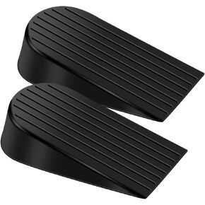 eheng big door stopper ، الباب المطاط الثقيل إيقاف الإسفين ، تصميم متعدد السطح ، توقف الباب غير الخداعي 2 pack1