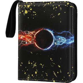 CARD Binder لبطاقات التداول ، 440 جيوب TCG Card Card Binder 4 CASE CARD ABARD CASE مع 55 أكمام قابلة للإزالة ، هدايا للأطفال