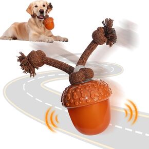 ألعاب Dolling Dogs التفاعلية الأوتوماتيكية للتنشيط الداخلي تفعيل لعبة Pet Dog للألعاب الداخلية التلقائية الأوتوماتيكية للكلاب ، والمواد المتينة والآمنة (اليقطين الأكبر)