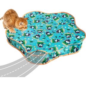 Baggie Indoor Cat Baggie (ألعاب غير مدرجة) كرة كهربائية تتدحرج بسرعة في حقيبة حقيبة حقيبة تنشيط.