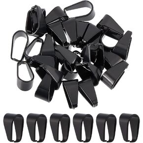 Sunnyclue 1 Box 30pcs panch bails staLless Steel Pendant Pendant black snap on bails slider pendant clasp open pails bails hook clasps clasps clasps conslace conslace for keits make kits kits