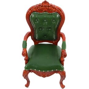 كرسي Dollhouse Miniature Miniature ، 1:12 الأثاث الفيكتوري المصغر ، كراسي أريكة أحادية المنحوت