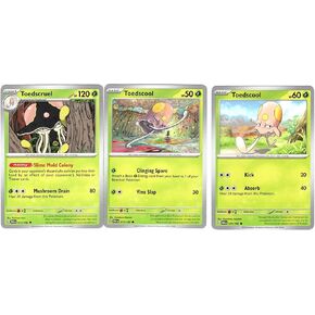 Toedscruel 017/182 - Paradox Rift - Pokemon 3 Card Lot