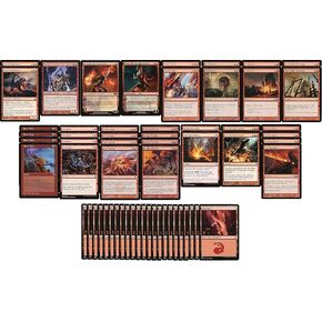 Mono Red Land Destruction Deck - Modern Legal - Custom Built - Magic The Gathering - MTG - 60 Card