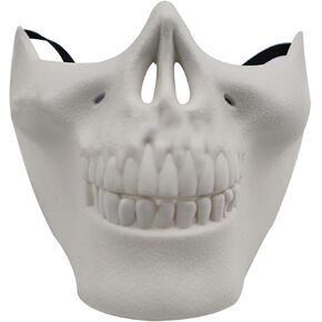 SOOCHAT HALLOWEEN SKULL MASK HEERMEN MASK Skull Skull Skulton Mask for Cosplay Masquerade Party Costume Ascide White