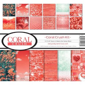 Reminisce Coral Crush Scrapbook Collection Kit