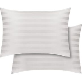 Travel Pillow Case 12x18 Size Pack of 2 Pieces 100% Egyptian Cotton Zipper Closure 500 Thread Count Toddler Pillowcase Fits Up to 12x18, 12x16 or 11x15 Dark Grey