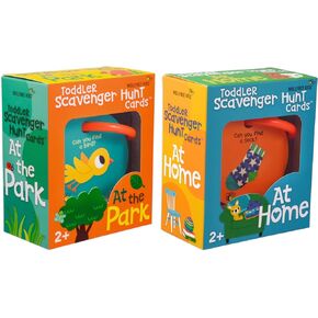Mollybee Kids Toddler Scavenger Hunt Cards في المنزل وفي حزمة Park