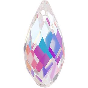 Longwin 72pcs AB AB Teardrop Crystal Beads 7x14mm Materdrop Hears لصنع المجوهرات والأقراط والقلائد والأساور