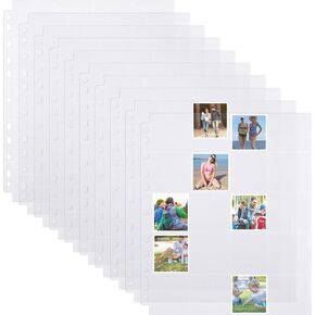 50 Pack Photo Photo Slide Pages يحتفظ 20 شرائح من أعلى الأكمام صفحة التحميل للحصول على 3000 رنين يمسك 1000 2 × 2 بوصة