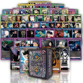Union Arena Trading Card Bundle, 100 Common/Uncommon Cards, 10 Foils, 2 SR Cards with Deck Box