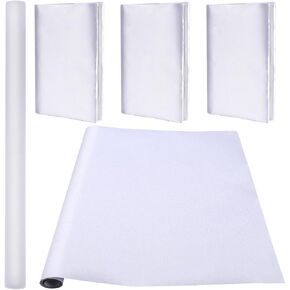 CRASPIRE 43.3 x 16.53 Silk Book Cloth for Book Binding White A3-A8 Fabric Surface Paper Backed Bookcover Bookbinding Supplies Book Covering Protector for Books Album DIY Scrapbooking Archival