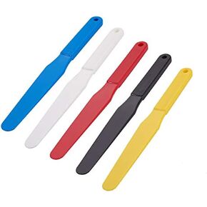 Driak Plastic Printing Ink Spatulas Ink Spatulas Scoop Scoop Scup Pack Pack of 5 Ink Scoop Scoop Printing Plastel Goop Scoop Plastisol (32mm)