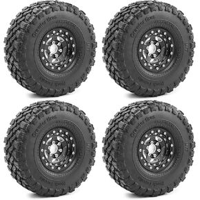 RC 1.9 حافات وإطارات Beadlock 12mm Hex لـ 1/10 RC Crawler TRX4 BRONCO DEFENDER AXIAL SCX10 UTB10 REDCAT GEN7 GEN7 8 RC4WD D90 PRASTION