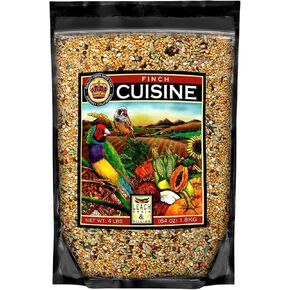 Finch Food 4 رطل ، بذور الطيور الغنية بالمغذيات ، بذور الطيور للطيور والطيور الصغيرة ، ودعم الطاقة اليومية والنمو ونظام غذائي متوازن صحية ، ولا ميس بذور الطيور الخارجية - المطبخ فينش