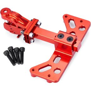 RC Aluminium Tow Traw Trailer Hoch Hook -Hook for 1/6 AXIAL SCX6 (AXI05000) JLU RC Crawler (Black)
