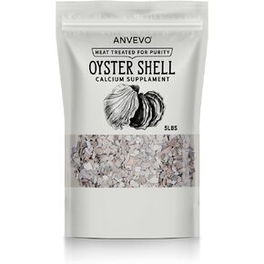 Anvevo Flaked Oyster Shell Calmium ملحق لبط البط لدعم القذائف القوية - 5 رطل
