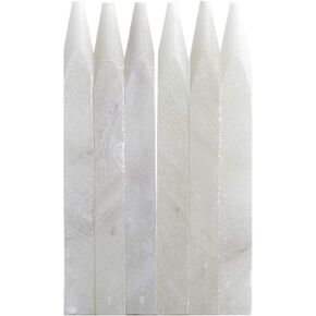 Soapstone Natural Crinting Pencil Stick Inc 3.2 بوصة قلم رصاص ، مجموعة من 6