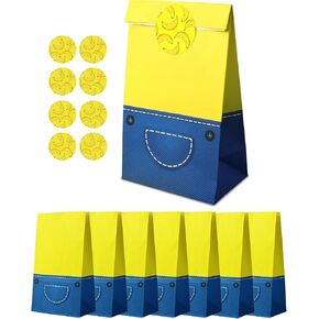 16 Sets Goodie Bags Party Favors Bags for Birthday Party Supplies,Halloween Bags for Birthday Party Decorations