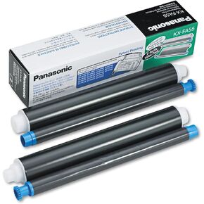 Panasonic KX-FA55 Film Film 2-ROLL PACK لـ KX-FP80 ، 81 ، 85 ، 86 ، 150 ، 151 ، 152 ، 155 ، KX-FPC91 ، 95 ، 96 ، 161 ، 165 ، KX-FPG175 ، 176 ، 371 و 372