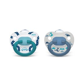 NUK Orthodontic Pacifiers, Blue, 18-36 Months, Pack of 2