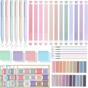 تقوم دراسة الكتاب المقدس بإمدادات Journaling Kit ، 36 PCS أدوات دراسة للنساء مع عدم وجود نزيف وأقلام ، مجموعة علامات التبويب ، دفتر ملاحظات وغيرها من الهدايا المبتدئين للطلاب