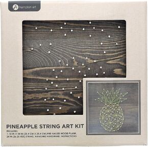 Hampton Art String Art Kit 10"X10"-Pineapple