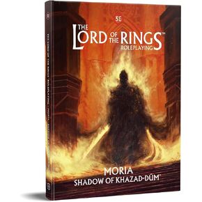 Free League Publishing Moria-Shadow of Khazad-Dûm ™ التوسع في دور Lord of the Rings ™ لعب 5E ، البالغين ، العائلة ، المراهقين 14+ Lotr Hardcover Fantasy Compendium