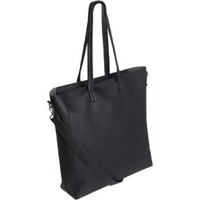 Big Messenger Shoulder Bag for Men – Vegan Leather Laptop Bag for Women Fits 16In Laptop – Crossbody Bag with Shoulder Strap Included – Black Crossbody Bag for Office, School
