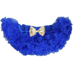 Kirei Sui Gold Red Sparkle Bow Baby Royal Blue 4th July Tutu Pettiskirt in Kuwait