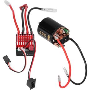 RC Motor Esc Kit ، Torsion عالية الالتواء 540 محرك 360A ESC مع قابس T لـ 1/10 RC Car Model (55T) Combo Motor Motor 55t Motor و ESC Deans Connector