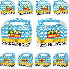 heateTeTheart Cartoon Story Decortations 12pcs Blue Sky Sky White Cloud Toy Toy Toy Toy Thise Joids for Kids Boys Girls Party Supplies