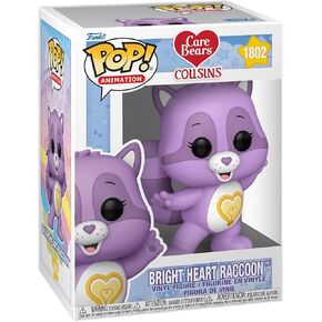 الرسوم المتحركة Funko Pop: Care Bear Cousins ​​- Bright Heart Raccoon - Care Bears - FINYL Figure - فكرة الهدية - البضائع الرسمية - ألعاب للأطفال والكبار - عشاق الكرتون/الرسوم المتحركة