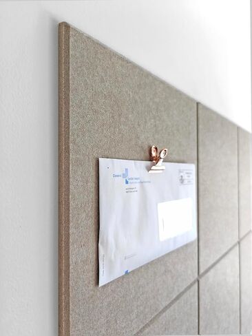 Cork Board Alternative - 11.8x11.8x0.35 بوصة 6 حزمة بلاط الجدران مع علامات تبويب لاصق قابلة للإزالة آمنة ، لوحة نشرة للمكتب للجدران - حكيم in Saudi Arabia