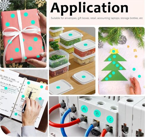 PARLAIM 1000 Pack 0.5 inch Diameter Round Dot Stickers, Silver Color-Code Circle Labels in Kuwait