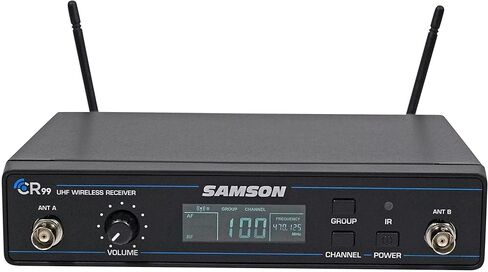 Samson CH99 Handheld Transmitter with Q8 Professional Dynamic Vocal Microphone Capsule for Concert 99 CR99 Wireless Receiver, Frequency Band K: 470 to 494MHz,Black in Kuwait